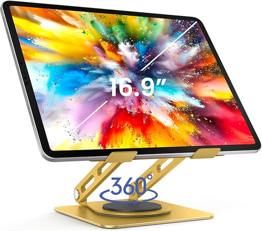 LOXP Metal Tablet Stand, 360 Rotating iPad Stand by LOXP