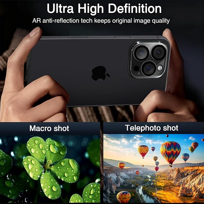 Wiaocit 3 Pack Tempered Glass Camera Lens Protector - Image 4