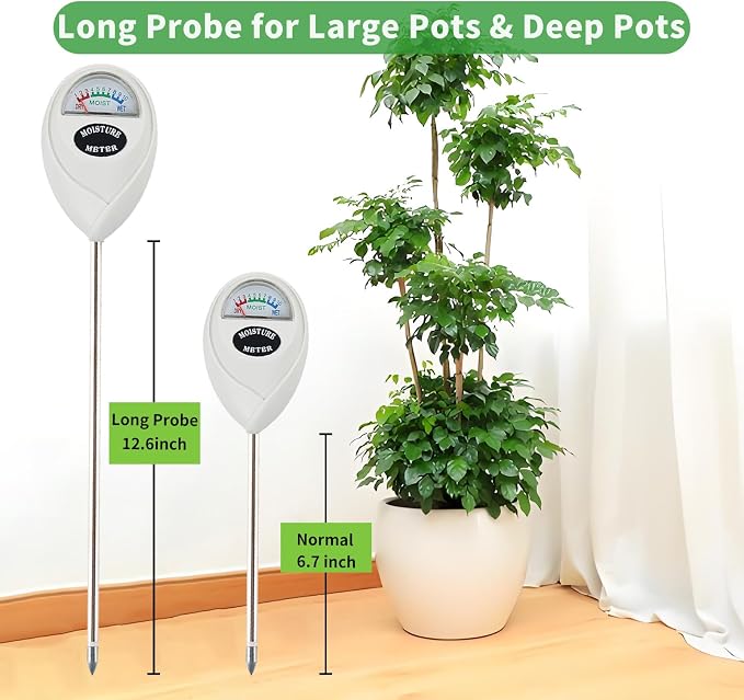 Censinda Soil Moisture Meter, Long Probe Soil Moisture Monitor - Image 2