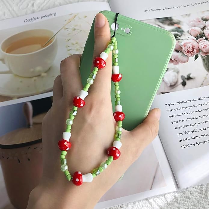 Phone Charm Strap Cute Phone Lanyard Wrist Strap Bracelet Accessories - Image 4