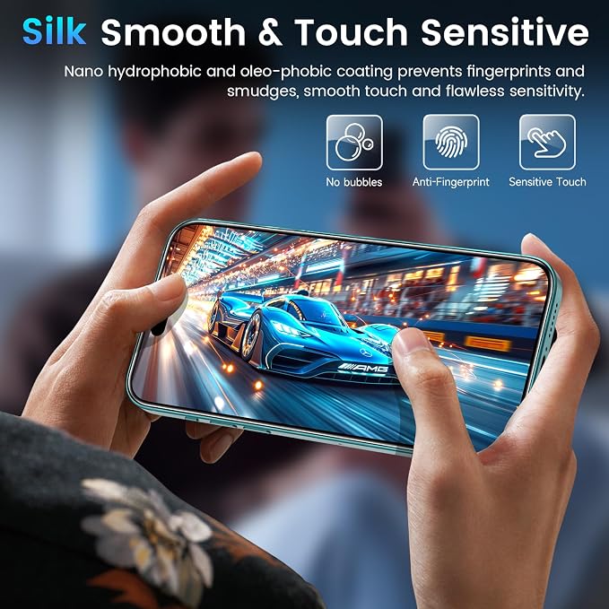 Fotbor for 3Pack iPhone 16 Plus Screen Protector - Image 7