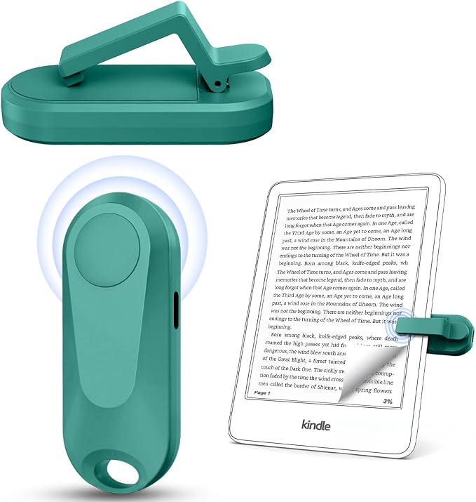 Page Turner for Kindle Paperwhite Oasis Kobo eReaders, Camera Camcorder Remote by DATAFY