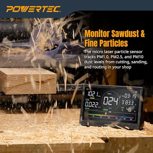 POWERTEC AD1001 Air Quality Monitor - Image 3