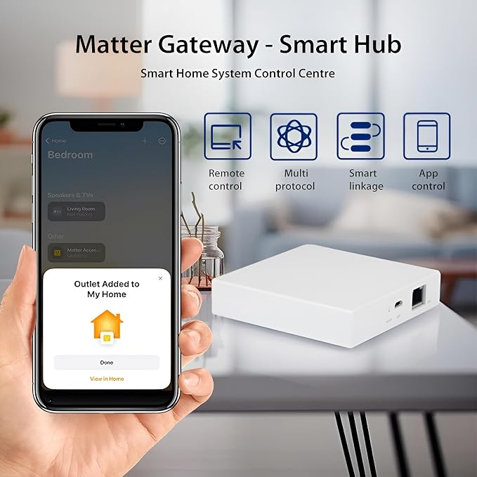 Matter Smart Wired Hub Gateway for Home Automation, Thread & Tuya Zigbee 3.0 - Image 6