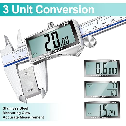 Kynup Digital Caliper Measuring Tool, Vernier Dial Caliper Digital Outside - Image 3