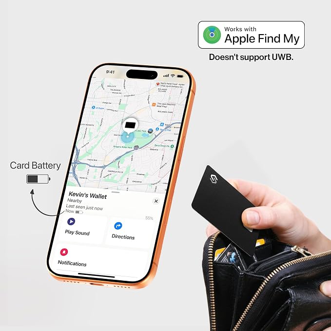 SPOTMINDERS Apple MFi Certified Credit Card Wallet Tracker PRO 4-Pack Works - Image 3