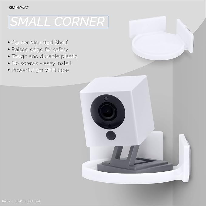 BRAINWAVZ Mini Circular Corner Shelf Mount - Image 3