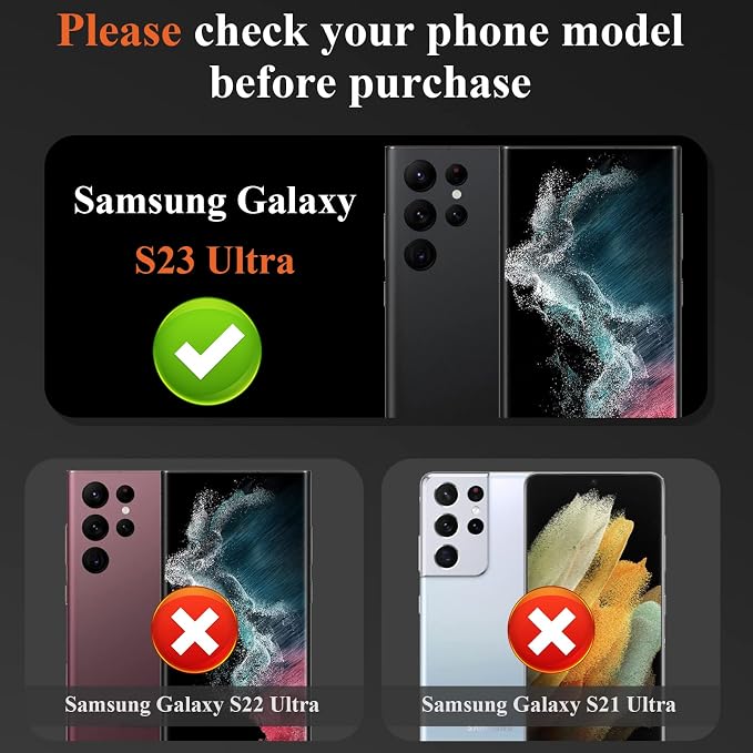 YWXTW 3 Pack for Samsung Galaxy S23 Ultra Camera Lens Protector, 9H Tempered - Image 2
