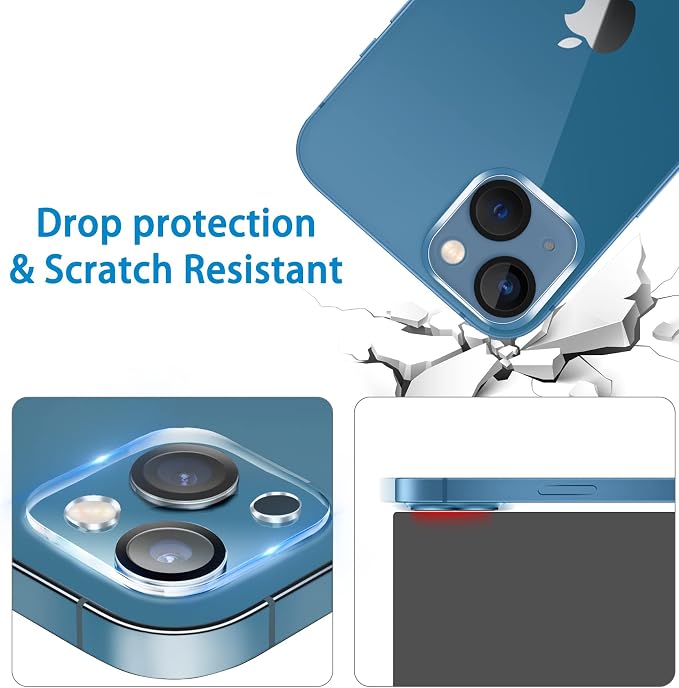 Dengduoduo 3 Pack Tempered Glass Camera Lens Protector - Image 5