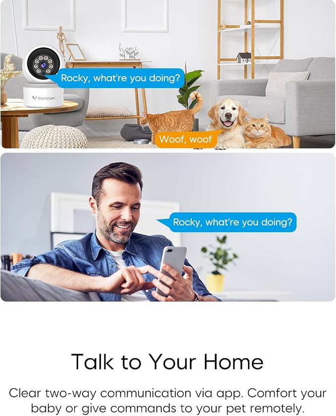 VSTARCAM WiFi Camera Indoor Wireless, 1080P - Image 6