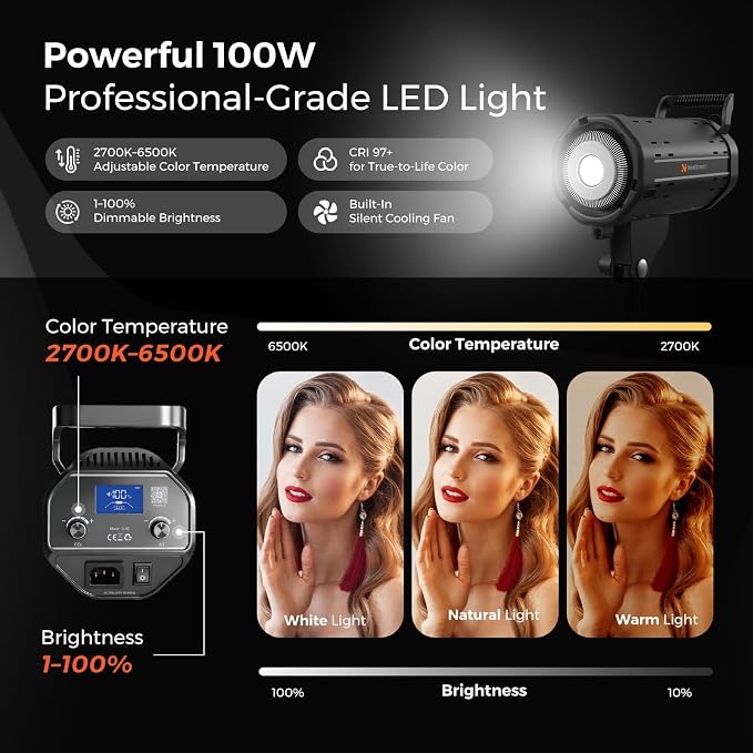 NearStream SL40 100W Softbox Lighting Kit - Image 4