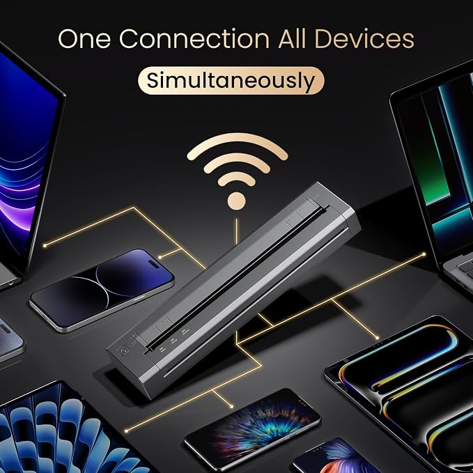 Phomemo G100 Pro WiFi Direct Print Portable Printers Wireless - Image 3