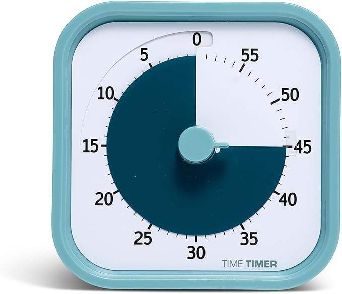 Time Timer MOD 60-Minute Visual Timer, Home Edition, Silent Operation, Study by TimeTimer
