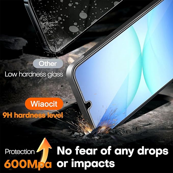 Wiaocit 3 Pack Tempered Glass Screen Protector - Image 3