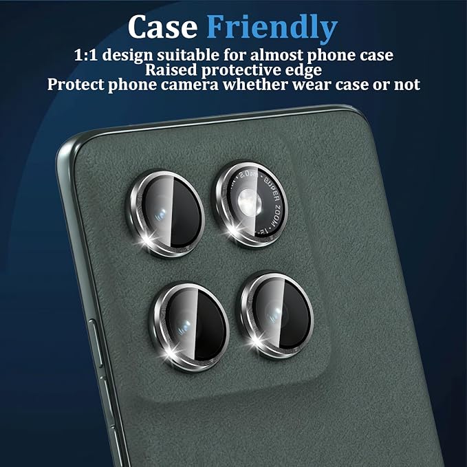 Compatible with Motorola Moto Edge 2025 Camera Lens Protector, Individual Metal - Image 3