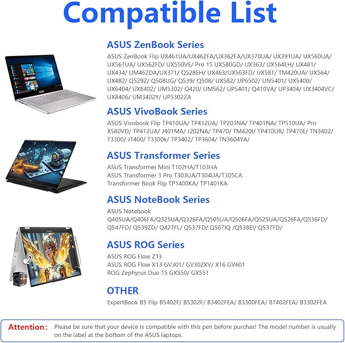 Stylus Pen for ASUS Touchscreen Devices, Active Digital Pen - Image 2
