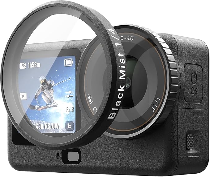 TELESIN Black Diffusion 1/4 Filter by telesin