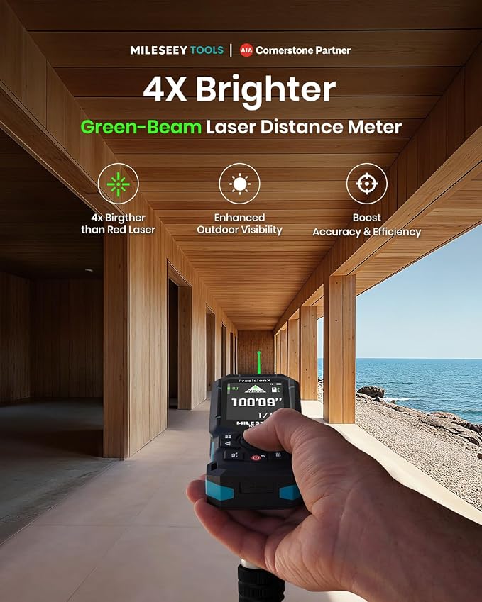 MILESEEY S50 Green Laser Measure Bundle - Image 3