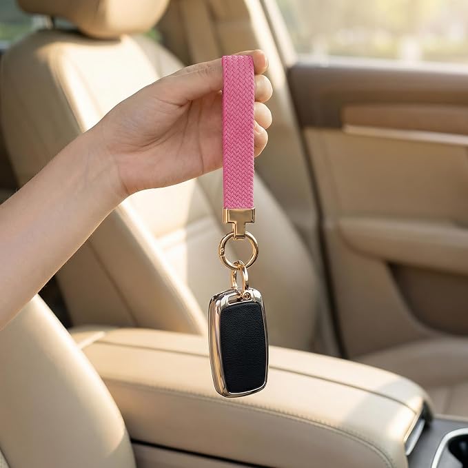 Weixiltc Keychain Wristlet for Women, Elastic Woven Lanyard - Image 5