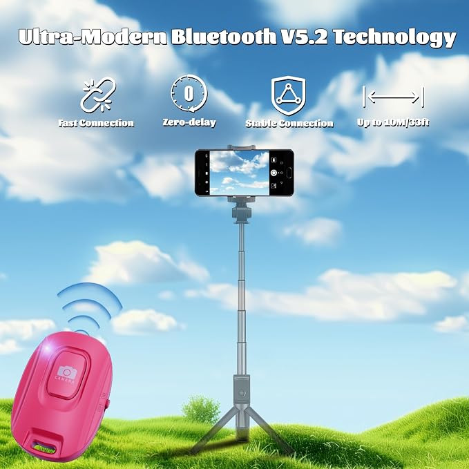 MAIRAN Rechargeable Wireless Camera Remote Shutter - Image 3