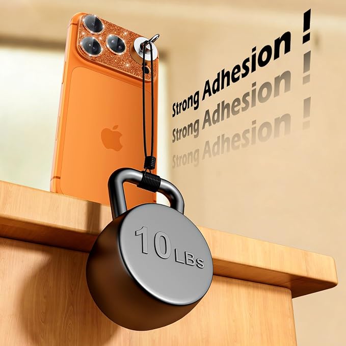 imluckies Compatible with iPhone 17 Pro Max Camera Lens Protector Bling - Image 4