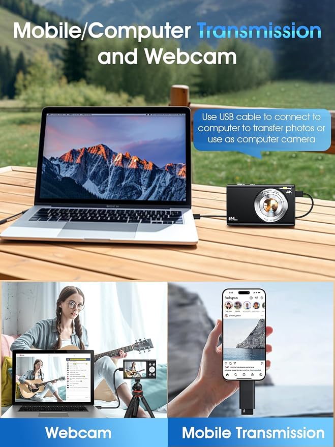 Digital Camera, Autofocus 4K Vlogging Camera - Image 8