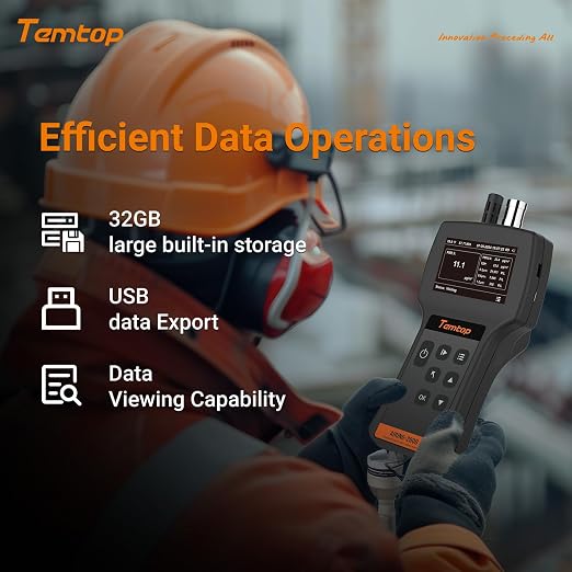 Temtop Handheld Particle Counter 0.3µm, 1.0µm Particulate Monitor PM2.5 - Image 6