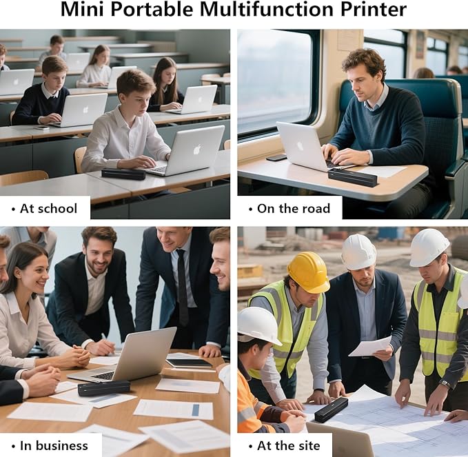 HPRT Portable Thermal Printer-Inkless Printer, Supports Thermal Paper&Labels - Image 6