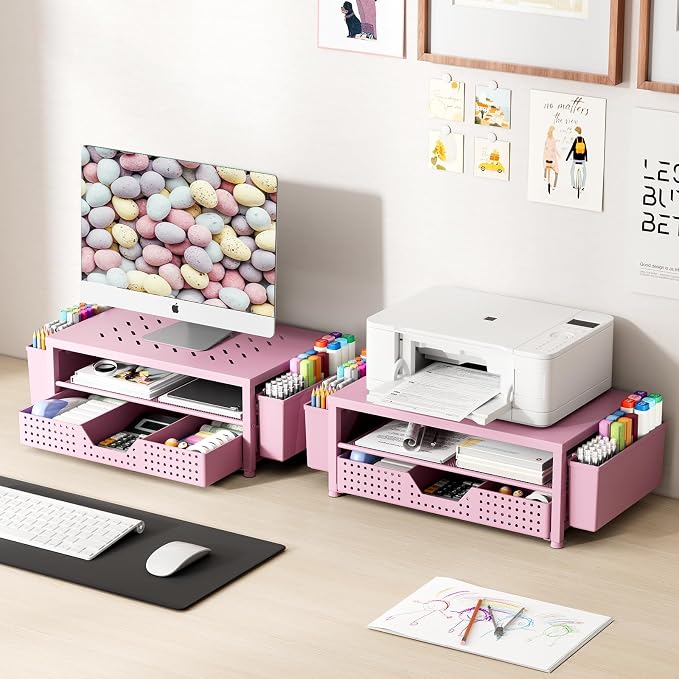 OPNICE Laptop Stand for Desk Organizer and Accessories, 2-Tier Computer Monitor - Image 7