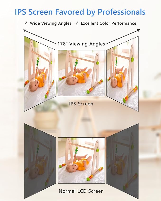 HelloBaby 4" IPS Video Baby Monitor - Image 3