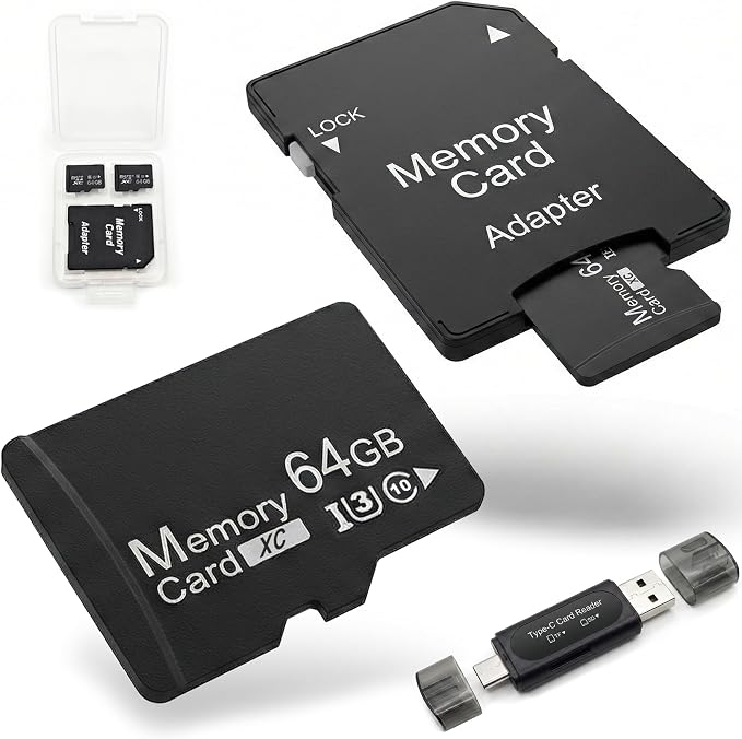 64GB Micro SD Card 2-Pack, High Endurance A1 U3 V30 4K Video Recording by Unknown