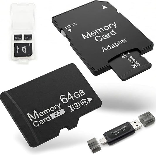 64GB Micro SD Card 2-Pack, High Endurance A1 U3 V30 4K Video Recording by Unknown
