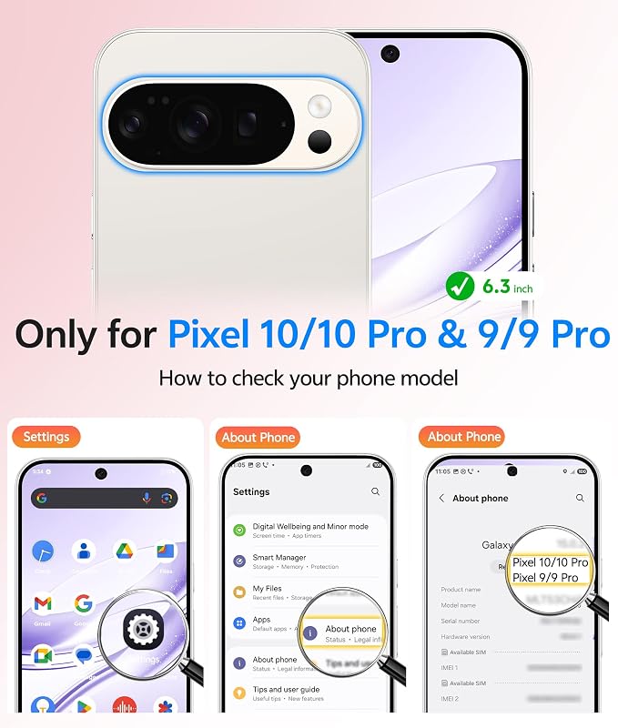 FNTCASE for Google Pixel 10 Pro Case: for Pixel 10 Case Translucent Matte Cases - Image 2