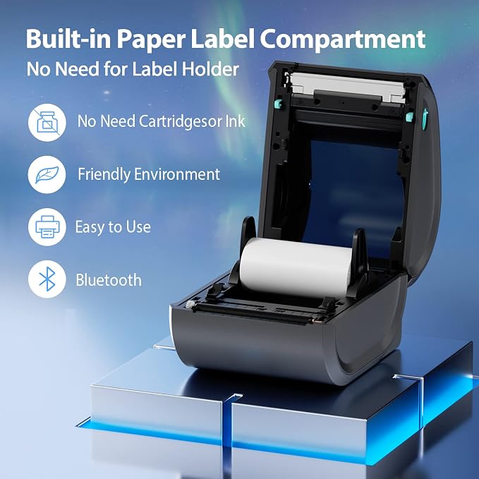 Bluetooth Shipping Label Printer - Image 4