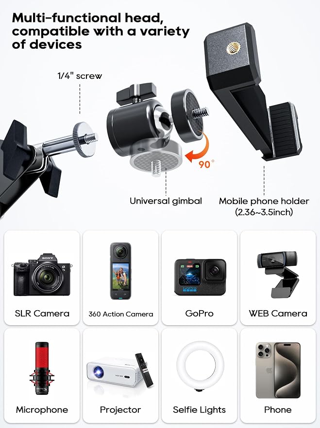 Overhead Camera Mount, Desk Camera Mount - Image 7