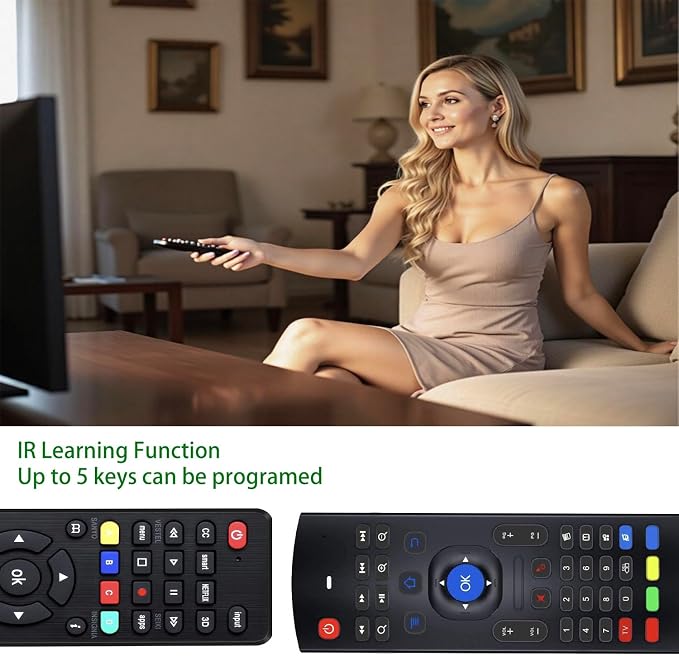 Air Mouse Remote MX3 Pro, 2.4G Wireless Mini Keyboard, Universal Remote Control - Image 4