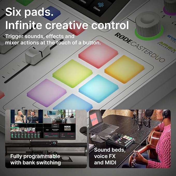 RØDE RØDECaster Duo Compact All-in-One Audio Production Solution - Image 8