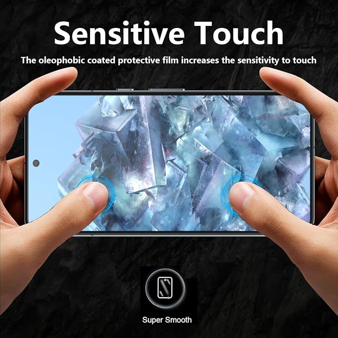 3+2 Pack Screen Protector for Google Pixel 8 Pro, 3 TPU Film - Image 7
