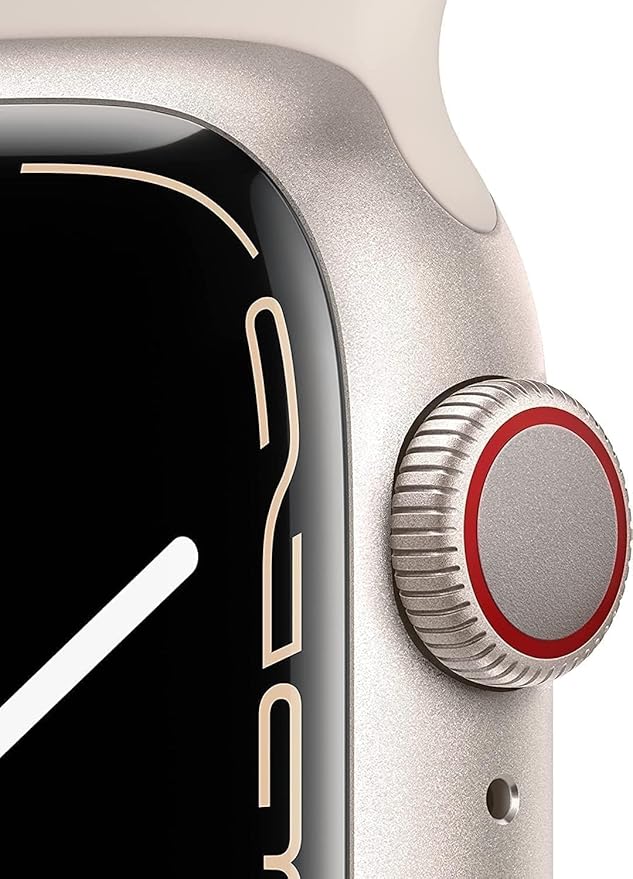 Apple Watch Series 7 Starlight Aluminum Case - Image 4