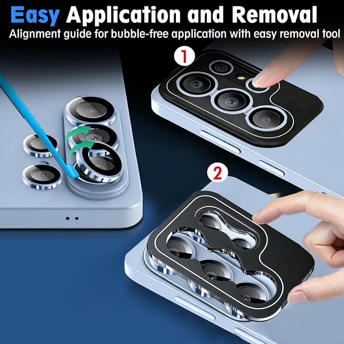 SiHPuoy 2 Sets Camera Lens Protector - Image 3