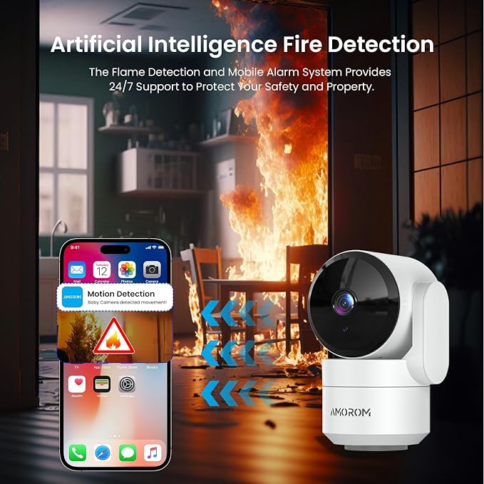 AMOROM Indoor Security Camera 360° - Image 9
