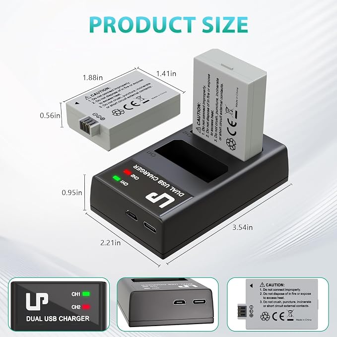 LP LP-E5 Battery and Charger Pack, Rebel T1i, Rebel XSi, Kiss X3, KissF and More - Image 3