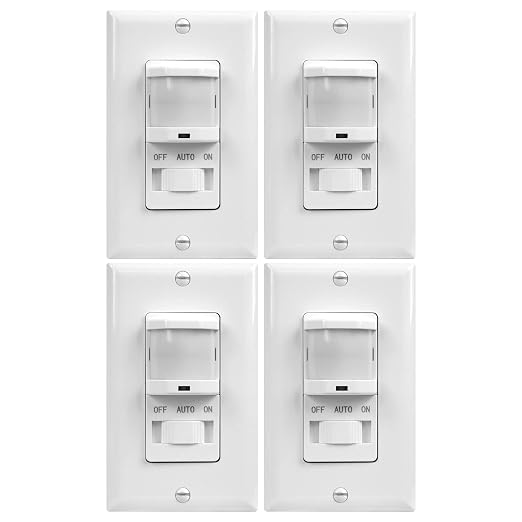 TOPGREENER Occupancy/Vacancy PIR Motion Sensor Light Switch, Learning Function by TOPGREENER