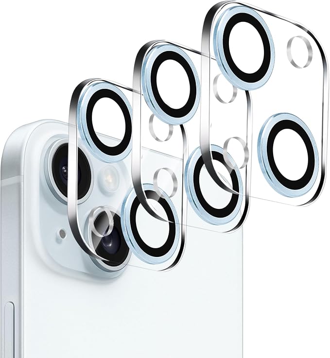 Dengduoduo 3 Pack Tempered Glass Camera Lens Protector by Dengduoduo