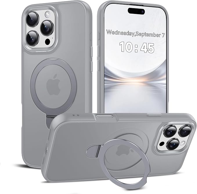 LeYi for 16-Pro Max Case: with Stand for MagSafe iPhone i Phone 16pro promax by LeYi