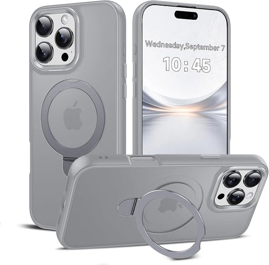 LeYi for 16-Pro Max Case: with Stand for MagSafe iPhone i Phone 16pro promax by LeYi