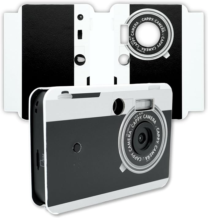 Interchangeable Replacement Case – Sleek Dark Film Look Aesthetic Snap-On Cover by CAPPYCAMERA