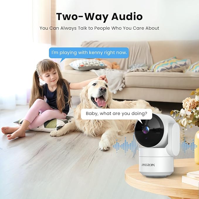 AMOROM Indoor Security Camera 360° - Image 4
