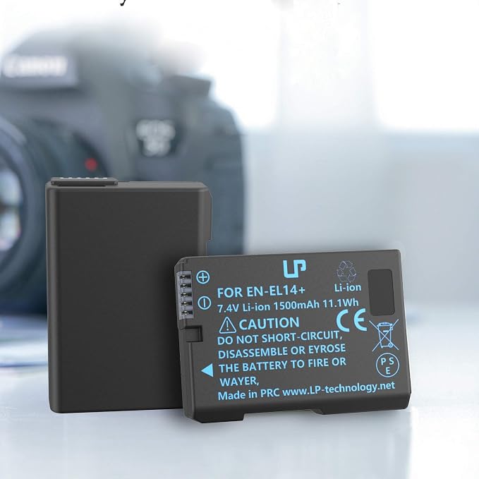 LP EN-EL14 / EN-EL14a Battery 1500mAh - Image 8