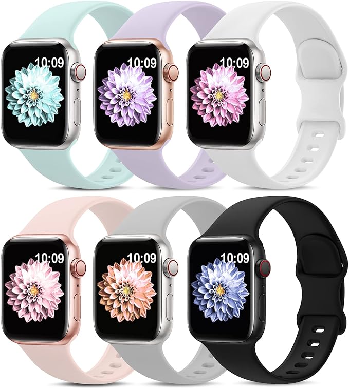 6 Pack Sport Bands Compatible by AMSKY